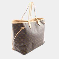 Pre Owned Louis Vuitton Neverfull GM Brown Monogram Canvas Tote Bag