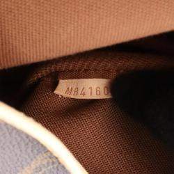 Pre Owned Louis Vuitton Saumur 30 Brown Monogram Canvas Crossbody Bag