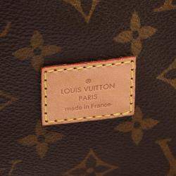 Pre Owned Louis Vuitton Saumur 30 Brown Monogram Canvas Crossbody Bag