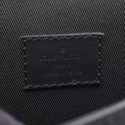 Pre Owned Louis Vuitton Fastline PM Black Aerogram Leather Wearable Wallet