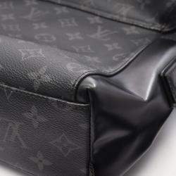 Pre Owned Louis Vuitton Messenger Voyage PM Black Monogram Eclipse Canvas Crossbody Bag
