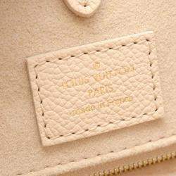 Pre Owned Louis Vuitton OnTheGo MM Rose Beige Monogram Empreinte Leather Tote Bag