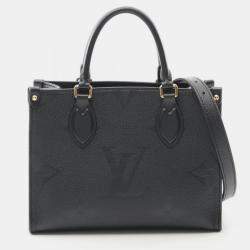 ★ Freedom ★Louis Vuitton ブラック レザー LOUIS VUITTON Calfskin Lock and Walk Bucket Black 1555188