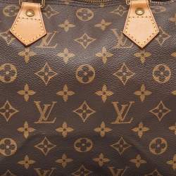 Pre Owned Louis Vuitton Monogram Canvas Speedy 30 Bag
