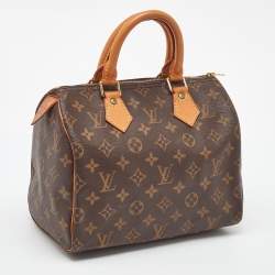مملوكة مسبقًا حقيبة لوي فيتون سبيدي قماش مونوغرام 25