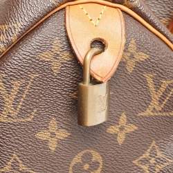 مملوكة مسبقًا حقيبة لوي فيتون سبيدي قماش مونوغرام 25