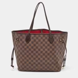 Pre Owned Louis Vuitton Damier Ebene Canvas Neverfull MM Bag