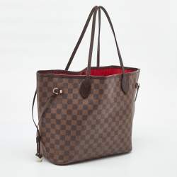 Pre Owned Louis Vuitton Damier Ebene Canvas Neverfull MM Bag