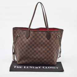 Pre Owned Louis Vuitton Damier Ebene Canvas Neverfull MM Bag