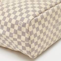 Pre Owned Louis Vuitton Damier Azur Canvas Neverfull MM Bag
