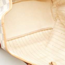 Pre Owned Louis Vuitton Damier Azur Canvas Neverfull MM Bag