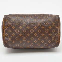 Pre Owned Louis Vuitton Monogram Canvas Speedy 30 Bag