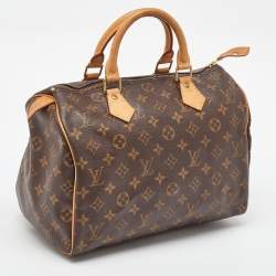 Pre Owned Louis Vuitton Monogram Canvas Speedy 30 Bag