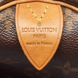 Pre Owned Louis Vuitton Monogram Canvas Speedy 30 Bag