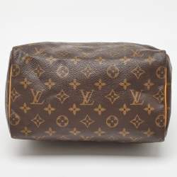 Pre Owned Louis Vuitton Monogram Canvas Speedy 25 Bag