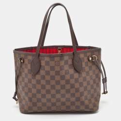 Pre Owned Louis Vuitton Damier Ebene Canvas Neverfull PM Bag