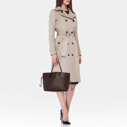 Pre Owned Louis Vuitton Damier Ebene Canvas Neverfull PM Bag