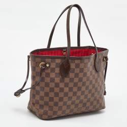 Pre Owned Louis Vuitton Damier Ebene Canvas Neverfull PM Bag