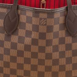 Pre Owned Louis Vuitton Damier Ebene Canvas Neverfull PM Bag