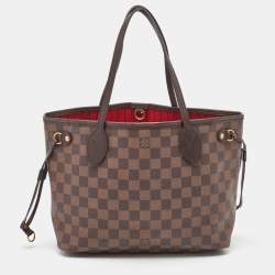 Pre Owned Louis Vuitton Damier Ebene Canvas Neverfull PM Bag
