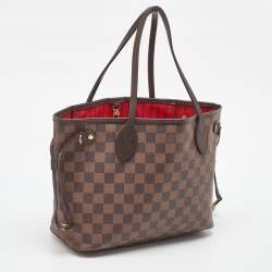 Pre Owned Louis Vuitton Damier Ebene Canvas Neverfull PM Bag