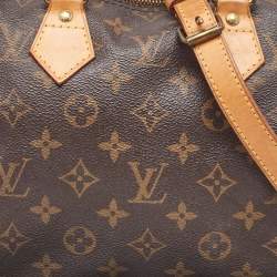 Pre Owned حقيبة لوي فيتون باندوليار سبيدي 25 كانفاس مونوغرامي