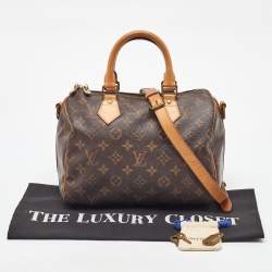 Pre Owned حقيبة لوي فيتون باندوليار سبيدي 25 كانفاس مونوغرامي
