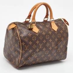 Pre Owned Louis Vuitton Monogram Canvas Speedy 30 Bag