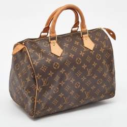 Pre Owned Louis Vuitton Monogram Canvas Speedy 30 Bag
