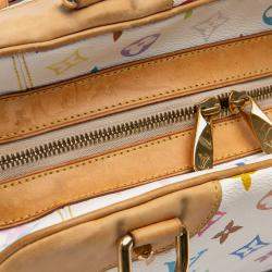 Pre Owned Louis Vuitton Brown White Monogram Multicolore Claudia