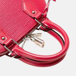 Pre Owned Louis Vuitton Pink Epi Alma BB