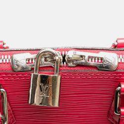 Pre Owned Louis Vuitton Pink Epi Alma BB