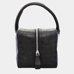 Pre Owned Louis Vuitton Alligator Square Bag