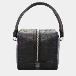 Pre Owned Louis Vuitton Alligator Square Bag