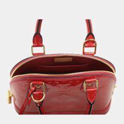 Pre Owned Louis Vuitton Monogram Vernis Alma BB Bag