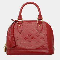 Pre Owned Louis Vuitton Monogram Vernis Alma BB Bag