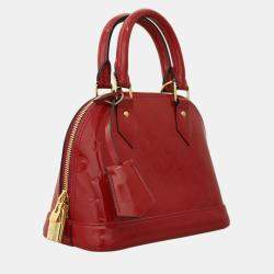Pre Owned Louis Vuitton Monogram Vernis Alma BB Bag