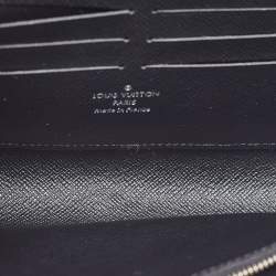 Pre Owned Louis Vuitton Black Epi Leather and Monogram Canvas Studded Twist Wallet on Chain