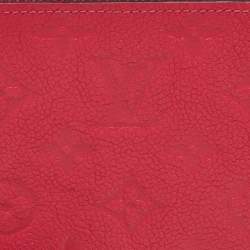 Pre Owned Louis Vuitton Cherry Monogram Empreinte Leather Zippy Wallet