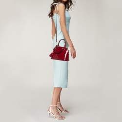 Pre Owned Louis Vuitton Indian Rose Monogram Vernis Alma BB Bag