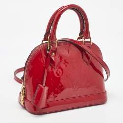 Pre Owned Louis Vuitton Indian Rose Monogram Vernis Alma BB Bag