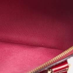 Pre Owned Louis Vuitton Indian Rose Monogram Vernis Alma BB Bag