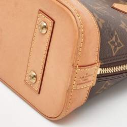 Pre Owned Louis Vuitton Monogram Canvas Alma BB Bag