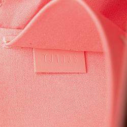 Pre Owned Louis Vuitton Pink Monogram Vernis Jungle Dots Pochette Felicie