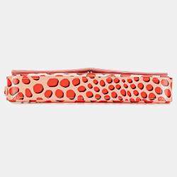Pre Owned Louis Vuitton Pink Monogram Vernis Jungle Dots Pochette Felicie