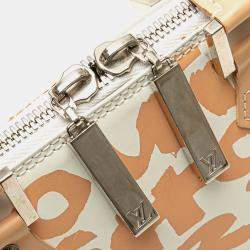 Pre Owned Louis Vuitton Beige/White Stephen Sprouse Graffiti Alma PM Bag