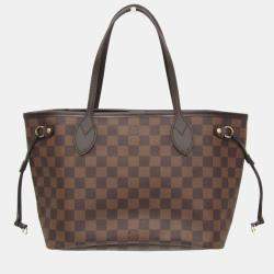 Pre Owned Louis Vuitton Neverfull PM Damier Ebene Coated Canvas Tote Bag