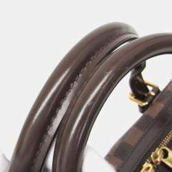 Pre Owned Louis Vuitton Berkeley Damier Ebene Coated Canvas Shoulder Bag