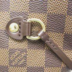 Pre Owned Louis Vuitton Neverfull MM Damier Ebene Rose Ballerine Coated Canvas Tote Bag
