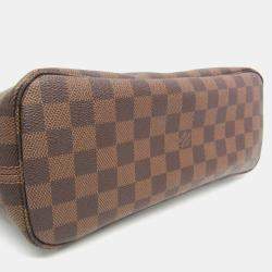 Pre Owned Louis Vuitton Neverfull PM Damier Ebene Coated Canvas Tote Bag
